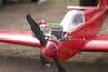 Radio controlled model airplane