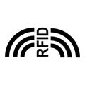 Radio Frequency Identification or RFID icon