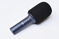 Radio microphone for podcast, karaoke, singing, interview isolated on a white background Royalty Free Stock Photo