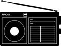 Radio receiver icon Royalty Free Stock Photo