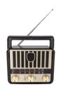 Radio retro portable receiver Royalty Free Stock Photo