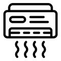 Radio service icon, outline style