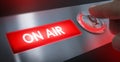 Radio Station, On Air Sign Royalty Free Stock Photo