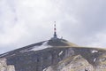 Radio telecommunications relay on Costila peak Royalty Free Stock Photo