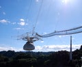 Radio Telescope in Arecibo on the Island of Puerto Rico