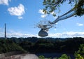 Radio Telescope in Arecibo on the Island of Puerto Rico