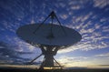 Radio telescope dishes at National Radio Astronomy Observatory in Socorro, NM Royalty Free Stock Photo