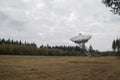 Radio telescope near the village of Westerbork, The Netherlands Royalty Free Stock Photo