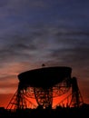 Radio Telescope Sunset