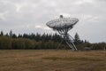 Radio telescopes near the village of Westerbork, The Netherlands Royalty Free Stock Photo