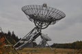 Radio telescopes near the village of Westerbork, The Netherlands Royalty Free Stock Photo