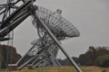 Radio telescopes near the village of Westerbork, The Netherlands Royalty Free Stock Photo