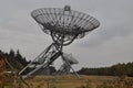 Radio telescopes near the village of Westerbork, The Netherlands Royalty Free Stock Photo