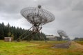 Radio telescopes on the site of the former concentration camp Westerbork