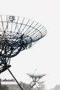 Radio Telescopes in Westerbork, the Netherlands Royalty Free Stock Photo