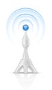 Radio tower Royalty Free Stock Photo