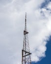 Radio tower on the heights Royalty Free Stock Photo