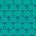 Radio tower seamless pattern isolated on color background Royalty Free Stock Photo