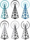 Radio tower symbols