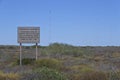 Radio towers at Naval Communication Station Harold E. Holt near Exmouth Western Australia Royalty Free Stock Photo