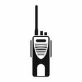 Radio transmitter icon, simple style Royalty Free Stock Photo