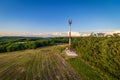 Radio transmitter tower Royalty Free Stock Photo