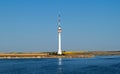 Radio- tv relay near Techirghiol Lake, in Romania Royalty Free Stock Photo