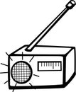 Radio vector illustration