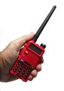 Radio Walkie Talkie on White background