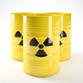 Radioactive barell Royalty Free Stock Photo