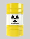 Radioactive barrel