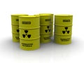 Radioactive barrels