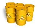 Radioactive barrels