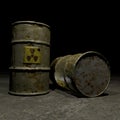 Radioactive barrels