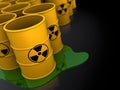 Radioactive barrels