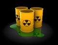 Radioactive barrels