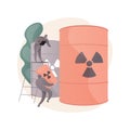 Toxic waste vector concept metaphor