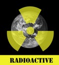 Radioactive earth Royalty Free Stock Photo