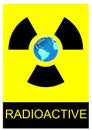 Radioactive earth Royalty Free Stock Photo