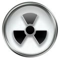 Radioactive icon grey