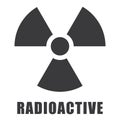 Radioactive icon in
