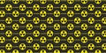 Radioactive radiation danger nuclear atomic background vector