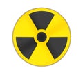 Radioactive Sign Symbol Isolated