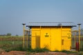 A radioactive source storage bunker. Royalty Free Stock Photo