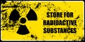 Radioactive Substances Store Sign