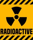 Radioactive Warning Sign.