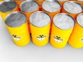 Radioactive yellow barrel