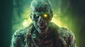 Radioactive Zombie In Hyper-realistic Sci-fi Style