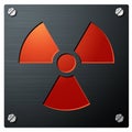 Radioactivity Sign Royalty Free Stock Photo