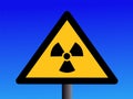 Radioactivity sign